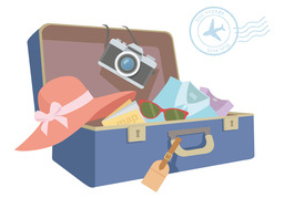 pack upのイラスト